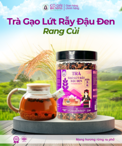 TRÀ GẠO LỨT RẪY ĐẬU ĐEN RANG CỦI 500g
