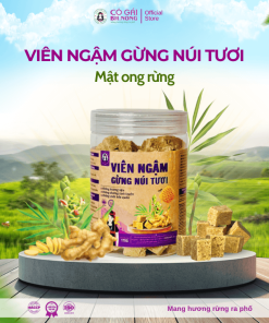 VIÊN GỪNG NÚI TẨM MẬT ONG RỪNG Bh.nong 140g