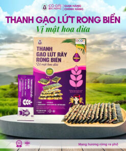 Thanh Gạo Lứt Rong Biển l Hộp 180g (20 Thanh)