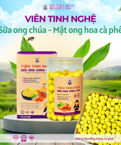 Viên tinh nghệ sữa ong chúa - mật ong hoa cà phê l Dạng mềm - 200g